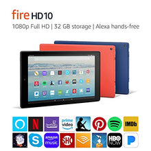 Load image into Gallery viewer, Fire HD 10 Tablet with Alexa Hands-Free, 10.1" 1080p Full HD Display, 32 GB, Black (Previous Generation - 7th)
