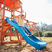 Load image into Gallery viewer, Little Tikes Real Wood Adventures Wildcat Falls Exclusive Wooden Outdoor Playset Playground with Slide, Swing Set and Climbing Wall for Kids Backyard Kids Activity, Amazon Exclusive
