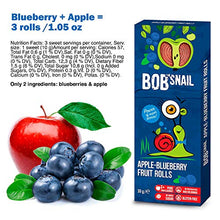 Load image into Gallery viewer, Snacks Variety Pack for Kids Adults - 22 Bulk Healthy Fruit Roll Up Individual Packs of 3 for Kids Adults with Natural Apple Mango Blueberry Persimmon Gluten-Free Vegan Low Carb Fruit Bar No Sugar

