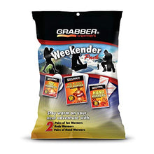 Load image into Gallery viewer, Grabber Warmers Grabber Weekender Multi-Warmer Pack, 2 Pair Hand, 2 Pair Toe, 2 Peel N' Stick Body Warmers, 6-Count, One Size
