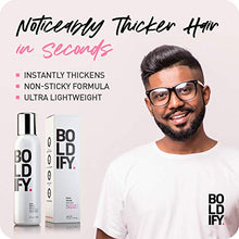 Load image into Gallery viewer, BOLDIFY 3X Biotin Hair Growth Serum - Get Thicker Hair Day One - Natural 3-in-1 Hair Regrowth, Leave-In Conditioner &amp; Blow Out Thermal Treatment - Thickener Hair Products for Women and Men - 4 oz
