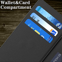 Load image into Gallery viewer, FANUBA for T-Mobile Revvl 4 Plus Wallet Phone Case, PU Leather with Viewing Stand Wrist Strap Card Holders [Flip Folio Cover ] for T-Mobile Revvl 4 Plus - Black
