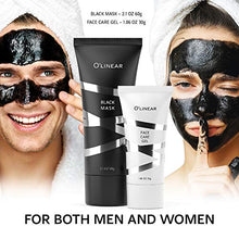 Load image into Gallery viewer, Black Charcoal Mask Blackhead Remover - Face Peel Off Mask With Natural Activated Organic Bamboo Charcoal - Deep Cleansing Pore Blackhead Removal - Purifying Face Mask &amp; Face Care Gel for Women &amp; Men

