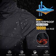 Load image into Gallery viewer, CAMEL CROWN Women's Waterproof Ski Jacket 3-in-1 Winter Coat Windbreaker Fleece Inner for Snow Rain Hiking Outdoor

