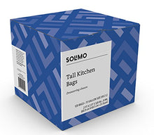 Load image into Gallery viewer, Amazon Brand - Solimo Tall Kitchen Drawstring Trash Bags, 13 Gallon, 120 Count
