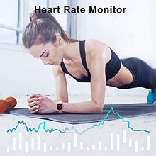 Load image into Gallery viewer, Anbes Health and Fitness Smartwatch with Heart Rate Monitor, Smart Watch for Home Fitness Tracking, Yoga, Exercise Bike, Treadmill Running, Compatible with iPhone and Android Phones for Women Men
