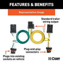 Load image into Gallery viewer, CURT 55540 Vehicle-Side Custom 4-Pin Trailer Wiring Harness, Fits Select Chevrolet Express, GMC Savana 1500, 2500, 3500, 4500
