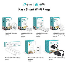Load image into Gallery viewer, Kasa Smart Plug by TP-Link, Smart Home WiFi Outlet works with Alexa, Echo,Google Home &amp; IFTTT,No Hub Required, Remote Control, 15 Amp, UL certified, 1-Pack (HS105)
