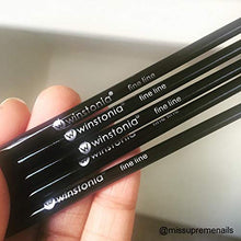 Load image into Gallery viewer, Winstonia 5 pcs Nail Art Brushes Set Liner Striping Brush for Strokes, Details Painting, Blending, Elongated Lines - FINE LINE
