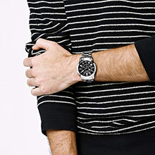 Load image into Gallery viewer, Fossil Men's Grant Quartz Stainless Steel Chronograph Watch, Color: Silver (Model: FS4736)
