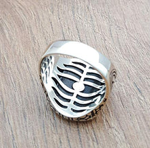 Load image into Gallery viewer, Handmade 925K Sterling Silver Mens Ring With Howlite Turquoise Stone RP1257
