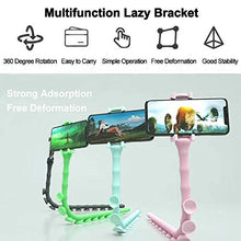 Load image into Gallery viewer, Omio Cartoon Cute Worm Lazy Cell Phone Holder Stand 360 Rotating Bendable Flexible Suction Cup Phone Mount Clamp Creative Lazy Bracket for Galaxy S10/S10+/S10E/S9/Note 9/iPhone XS Max/XR/X/11/8 &amp; More
