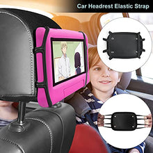 Load image into Gallery viewer, Tablet Holder for Car Back Seat, Car Headrest Mount Holder, Headrest Tablet Holder for Kids with Silicon Anti-Slip Holding Net, Angle-Adjustable Car Mount Fits All 7-10.5’’ Tablets
