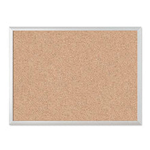 Load image into Gallery viewer, U Brands Cork Bulletin Board, 17 x 23 Inches, Silver Aluminum Frame (020U00-01)
