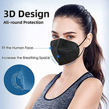 Load image into Gallery viewer, Face Mask Kn95 Masks for Protection 50 Pcs K95 Face Masks kn95 Cup Dust Safety Masks 5-Ply Breathable Comfortable Facemask for Outdoor
