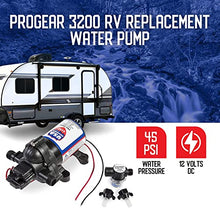 Load image into Gallery viewer, ProGear 3200 RV Replacement Water Pump | 2088/4008 Revolution Direct Replacement | 3.3 GPM Strong Flow | 12 Volt DC | Self-Priming | Approved for Potable Water Use
