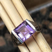 Load image into Gallery viewer, Natural 2ct Purple Amethyst 925 Solid Sterling Silver Men's Ring Size 7, 8, 9, 10, 11, 12, 13
