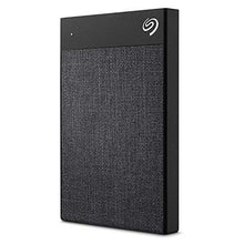 Load image into Gallery viewer, Seagate Ultra Touch HDD 2TB External Hard Drive – Black USB-C USB 3.0, 1yr Mylio Create, 4 month Adobe Creative Cloud Photography plan and Rescue Services (STHH2000400)
