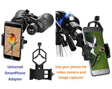 Load image into Gallery viewer, MaxUSee Travel Scope with Backpack - 70mm Refractor Telescope &amp; 10X50 HD Binoculars Bak4 Prism FMC Lens for Moon Viewing Bird Watching Sightseeing

