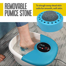 Load image into Gallery viewer, Foot Spa Massager With Heat, 14 Rollers In Foot Shape - 5 In 1 Foot Bath Massager Includes Adjustable Heating, Bubbles, Vibration, Pumice Stone, Mini Massage Points - For Tired Feet, &amp; Stress Relief
