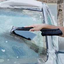 Load image into Gallery viewer, OxGord 2-in-1 Ice Scraper &amp; Snow Brush - No Scratch w/Soft Bristle Best for Frost Remover &amp; Broom Removal Tool - Auto Windshield Window Cleaning Kit - Heavy Duty Winter Car Accessories w/Grip Handle
