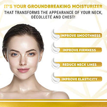 Load image into Gallery viewer, Neck Firming Cream, Anti Aging Moisturizer, Skin Tightening and Crepe Skin Repair Cream, Double Chin Reducer 2 Fl Oz.
