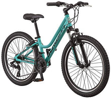 Load image into Gallery viewer, Schwinn High Timber AL Youth/Adult Mountain Bike, Aluminum Frame, 24-Inch Wheels, 21-Speed, Teal

