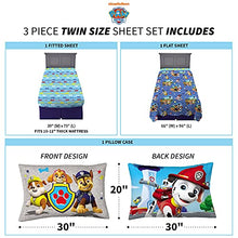 Load image into Gallery viewer, Franco Kids Bedding Super Soft Microfiber Sheet Set, Twin, Paw Patrol
