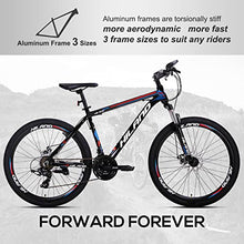 Load image into Gallery viewer, Hiland Aluminum Mountain Bike,Shimano 24 Speeds,26 inch Wheels, with Disc Brake,3 Sizes for Men Mens Bikes
