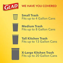Load image into Gallery viewer, Glad ForceFlexPlus XL Grey Kitchen Drawstring Trash Bags, Febreze, 20 Gal, 80 Ct (Package May Vary)
