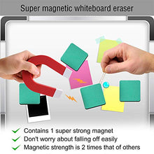 Load image into Gallery viewer, Mini Dry Erase Erasers, IHPUKIDI 48 Pack Magnetic Whiteboard Dry Erasers Chalkboard Cleaner Wiper for Kids and Classroom Teacher Supplies, Home and Office (2 x 2 Inch) Green
