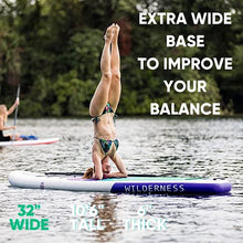 Load image into Gallery viewer, Wilderness 10'6"x32"x 6" Premium Inflatable Stand Up Paddle Board | Australian Owned | 8 SUP Accessories, Easy Balance, Non-Slip Deck, Backpack, Paddle, Leash and Pump

