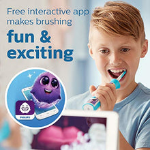 Load image into Gallery viewer, Philips Sonicare HX6321/02 Sonicare for Kids Rechargeable Electric Toothbrush, Blue
