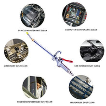 Load image into Gallery viewer, High Volume Powerful Industrial Air Blow Gun with 14-21 Inch Extensible Stainless Steel Air Flow Nozzle,Pneumatic Air Compressor Accessories Tool Dust Air Blower Gun-Extended to 26 Inch Total Size
