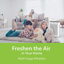 Load image into Gallery viewer, InvisiClean Aura II Air Purifier - 4-in-1 H13 True HEPA, Ionizer, Carbon + UV Light - Air Purifier for Allergies &amp; Pets, Viruses, Bacteria, Home, Large Rooms, Dust, Mold, Allergens, Odor Elimination
