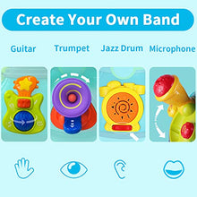 Load image into Gallery viewer, iPlay, iLearn Baby Music Activity Cube Play Center, Kids Karaoke Singing Sensory Toys, Lights Sounds, Guitar Drum Microphone Trumpet Gift for 12 18 Months, 1 2 3 Year Olds, Infants Toddlers Girls Boys
