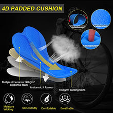 Load image into Gallery viewer, Men's Cycling Underwear, 3D Padded Bike Shorts, Quick Dry Breathable Mountain Bicycle Tights Leggings (Black-02, Medium)
