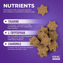 Load image into Gallery viewer, GNC Pets ADVANCED Calming Cat Chews Cats, 60 ct | Chicken Flavored Cat Soft Chews for Calming &amp; Relaxation | Thiamine, L-Tryptophan, &amp; Chamomile Cat Calming Supplements | Made in the USA
