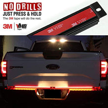 Load image into Gallery viewer, Tailgate Light Bars TRIPLE LED (2x 28'' for the left and right), Tail+BRAKE Strobe+Amber Sequential Turn Signal+Reverse Light functions, fit F-150/250, Silverado 1500/2500, Tundra
