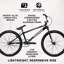 Load image into Gallery viewer, Mongoose Title Elite 24 BMX Race Bike with 24-Inch Wheels in Black for Advanced and Returning Riders, Featuring Professional-Grade 6061 Tectonic T1 Biaxial Hydroformed and Butted Aluminum Frame
