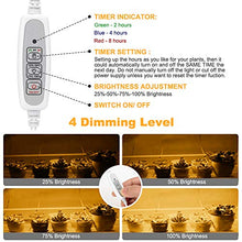 Load image into Gallery viewer, Mosthink LED Plant Grow Light Strips Full Spectrum for Indoor Plants with Auto ON / Off Timer, 48 LEDs / 4 Dimmable Levels, Sunlike Grow Lamp for Hydroponics Succulent, 2 Pack
