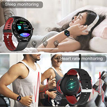 Load image into Gallery viewer, CanMixs Smart Watch for Android iOS Phones, 1.3" Touch Screen Bluetooth Fitness Tracker Watches for Men Women, IP67 Waterproof Activity Tracker with Heart Rate Monitor Sleep Compatible Samsung iPhone
