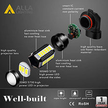 Load image into Gallery viewer, Alla Lighting 9145 H10 LED Fog Light Bulbs, 6000K Xenon White 2800 Lumens Xtreme Super Bright PY20D 9140 9045 9155 9040 5730 33-SMD 12V Replacement
