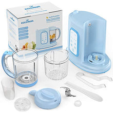 Load image into Gallery viewer, Baby Food Maker Eccomum Baby Food Processor Multi-Function Cooker and Blender to Steam and Puree Baby Food Warmer Mills Machine- 20 Oz Tritan Stirring Cup, Touch Control Panel, Auto Shut-Off
