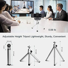 Load image into Gallery viewer, NexiGo 1080P 60FPS Webcam with Software Control and Microphone, AutoFocus, w/Privacy Cover and Tripod, N680P Pro Computer Web Camera for Skype Zoom Teams, Mac PC Laptop Desktop
