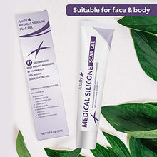 Load image into Gallery viewer, AZALLY Advanced Scar Gel - Scar Diminishing Serum - Reduces the Appearance of Old &amp; New Scars - Best Scar Treatment for Repair Scars from Burns Cuts Acne Spots Stretch Marks - 1oz. 
