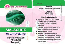 Load image into Gallery viewer, Reiki Crystal Products Natural Malachite Rough Stones - Raw Stone for Reiki Healing and Vastu Correction Protection Concentration Spirituality and Increasing Creativity Raw Rough Stones Approx: 100GM
