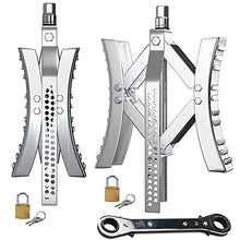 Load image into Gallery viewer, RVMATE RV Leveling Blocks, 10 Packs and Camper Metal Wheel Chock Stabilizer 2 Packs
