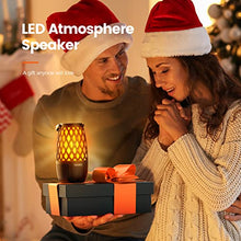 Load image into Gallery viewer, Outdoor Bluetooth Speakers, LED Atmosphere Speaker Portable Waterproof Party Speaker, Sync Up to 100 Speakers, BT5.0 Gift for Patio Garden Home Decorations, Wall Mount&amp;Hook&amp;Stake, 1 Pack
