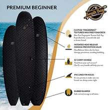 Load image into Gallery viewer, South Bay Board Co. - 7' / 8' / 9' Premium Foam Surfboards - Wax-Free Soft-Top Surfboards - Best Beginner Surfboards for Kids &amp; Adults – Fins &amp; Leash Included - Patented Heat Damage Prevention System
